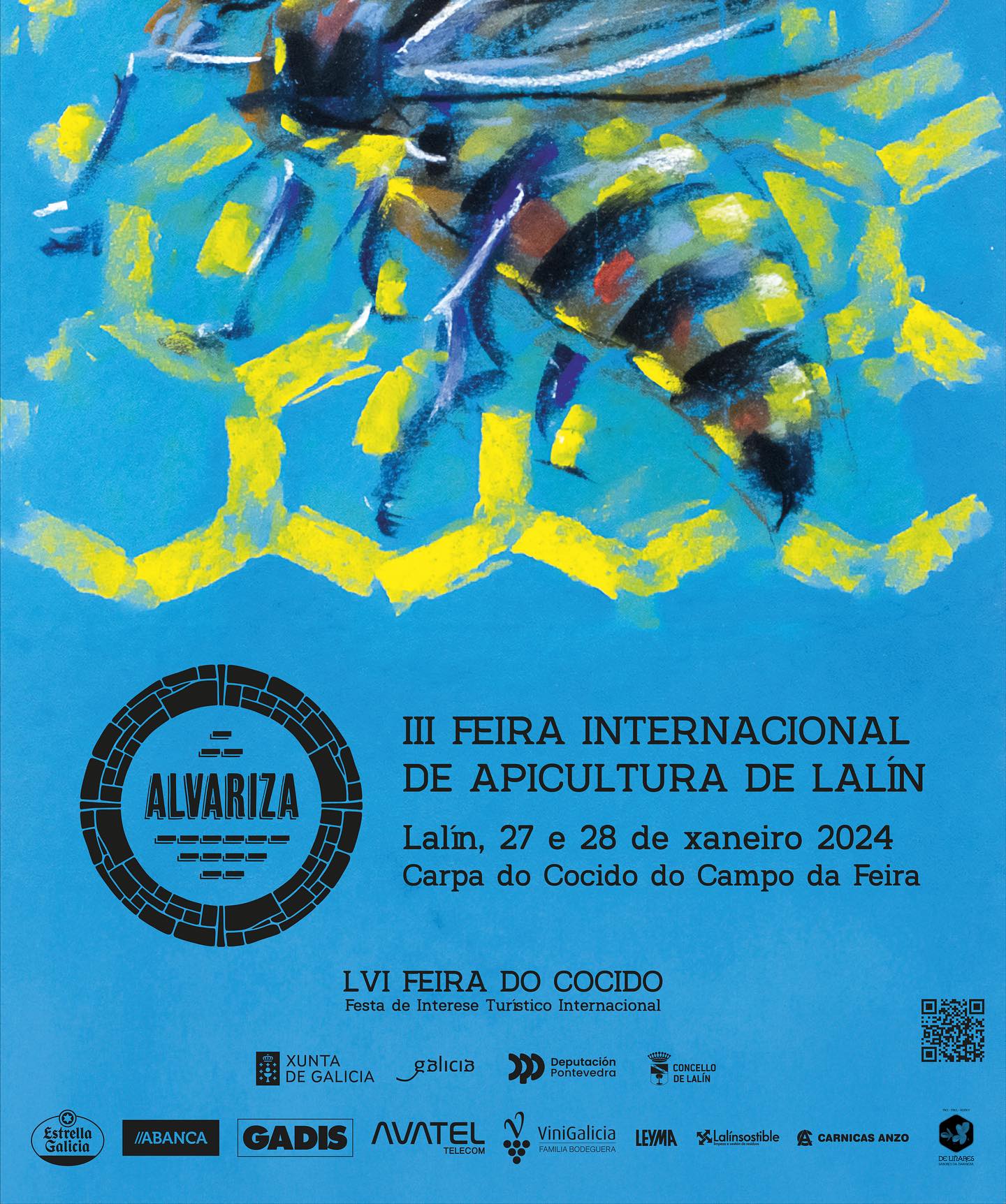 Cartel Feria Alvariza Lalín 