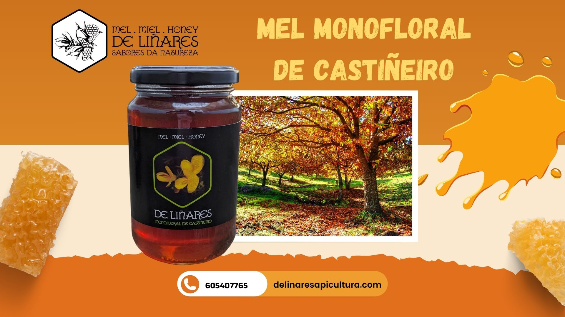 Miel Monofloral de Castaño